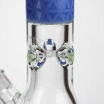 Genie | 17" sandblasted artwork tube 7 mm glass water bong [GB21005]
