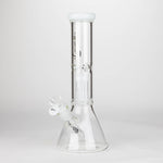 Genie | 12" Genie-Tree arms color accented glass water bong [NS104]