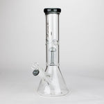 Genie | 12" Genie-Tree arms color accented glass water bong [NS104]