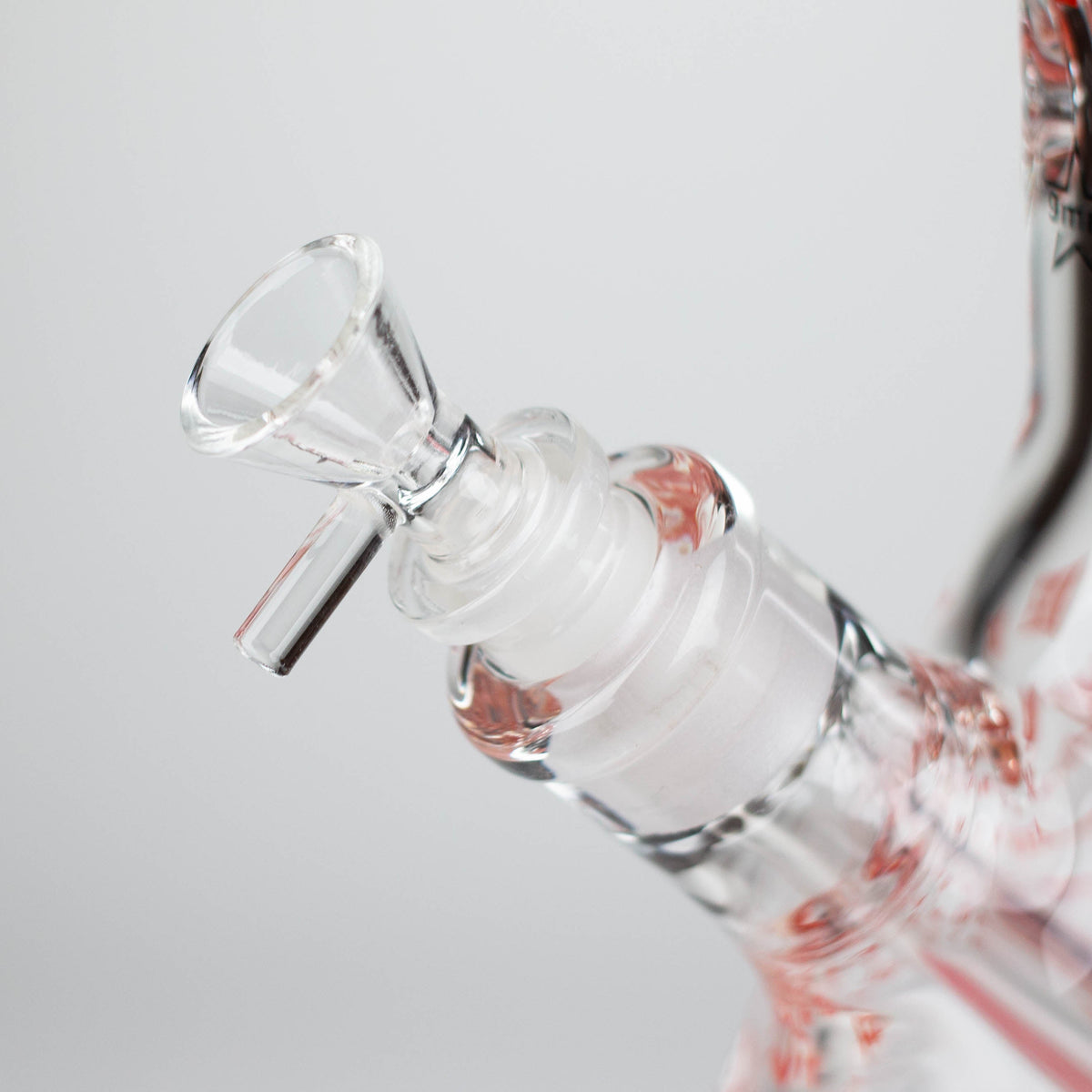 Bong de vidrio Cartoon Glow de 9 mm y 14" [PIP835]