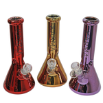 Karma | Glass Bong 9" Beaker Metallic