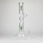 Kush | 17" Zig-Zag Rasta 420 glass bong