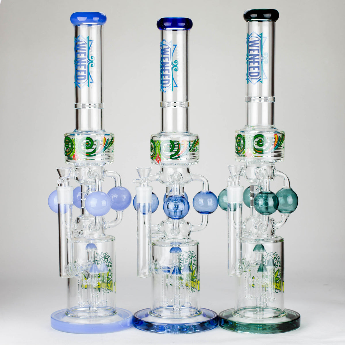 WENEED | Bong en verre à pilier Gravity de 20 pouces