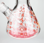 14" Cartoon Glow 9 mm glass bong [PIP835]