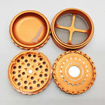 4 Parts 63*51mm New TeethAluminum Grinder-Assorted Color