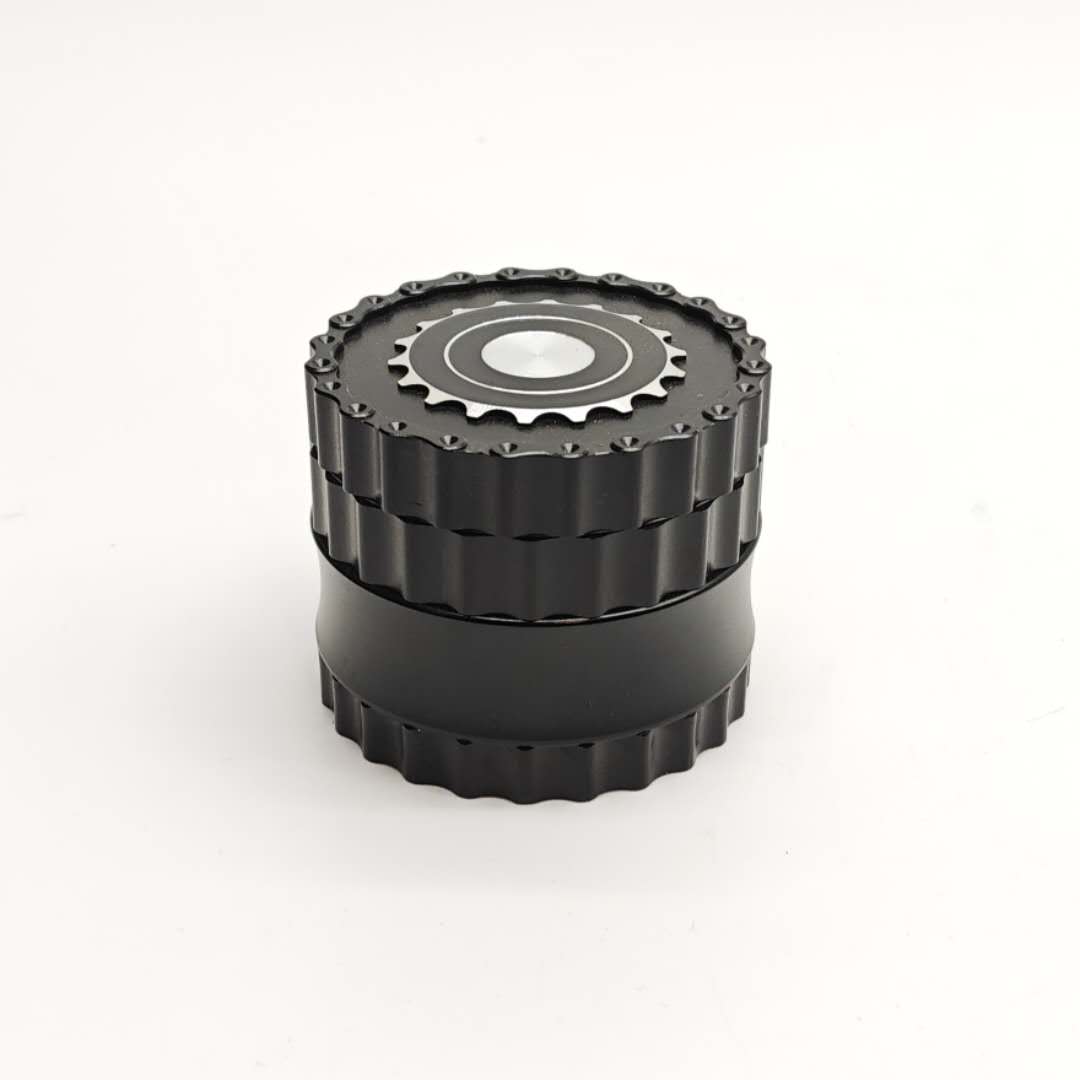 4 Parts 63*51mm New TeethAluminum Grinder-Assorted Color