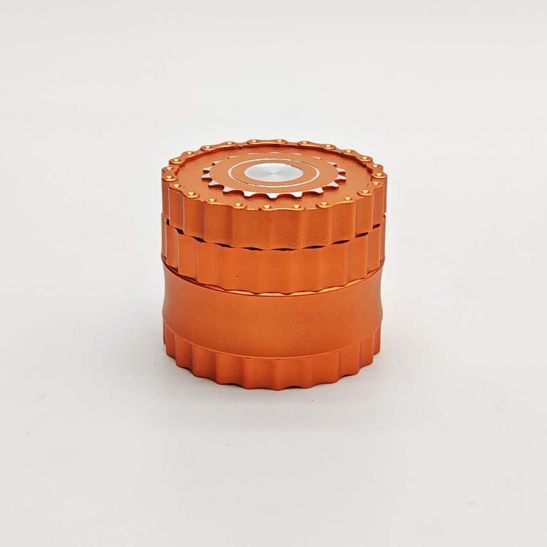 4 Parts 63*51mm New TeethAluminum Grinder-Assorted Color