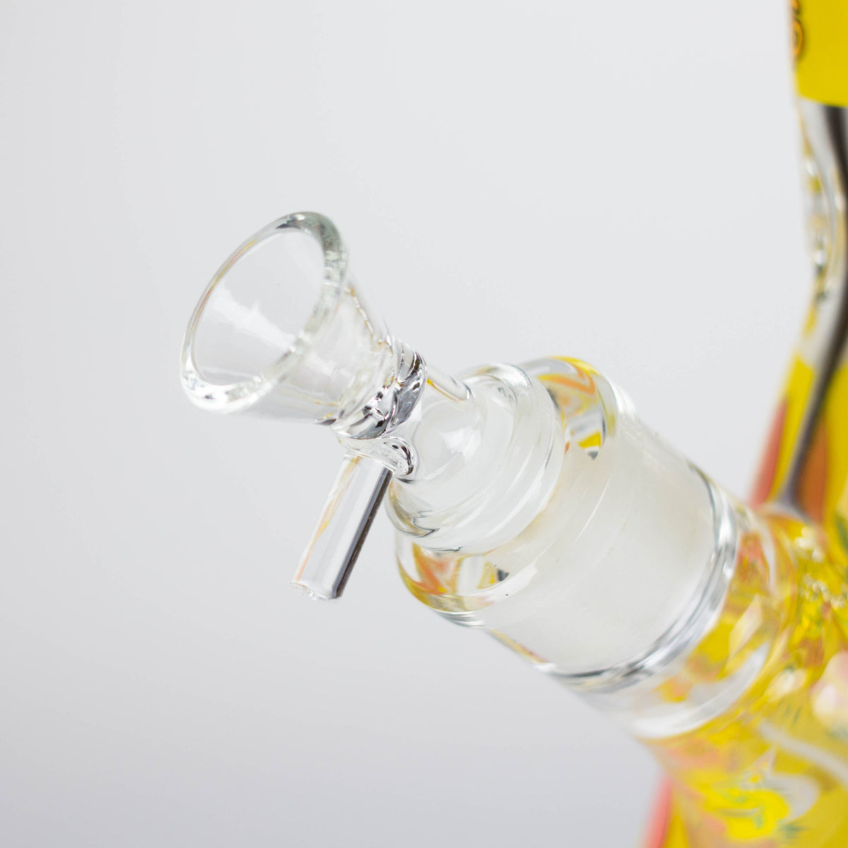 Bong de vidrio de 14" y 7 mm con diseño de corazón