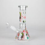 8.5" Cartoon Designs Glow In The Dark beaker bong In the Box [PIP301]