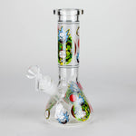 8.5" Cartoon Designs Glow In The Dark beaker bong In the Box [PIP301]