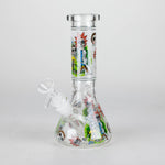 8.5" Cartoon Designs Glow In The Dark beaker bong In the Box [PIP301]