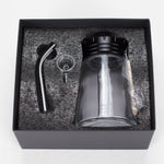 6" Glass Bong with Aluminum Cap [YD2092]