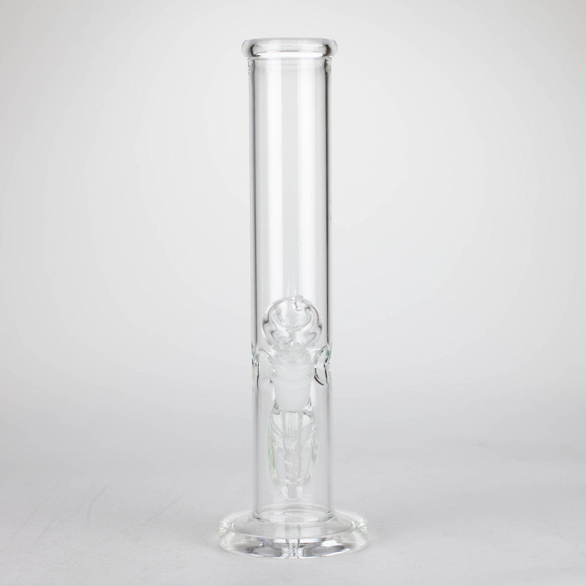 Bong de tubo recto transparente de 12"