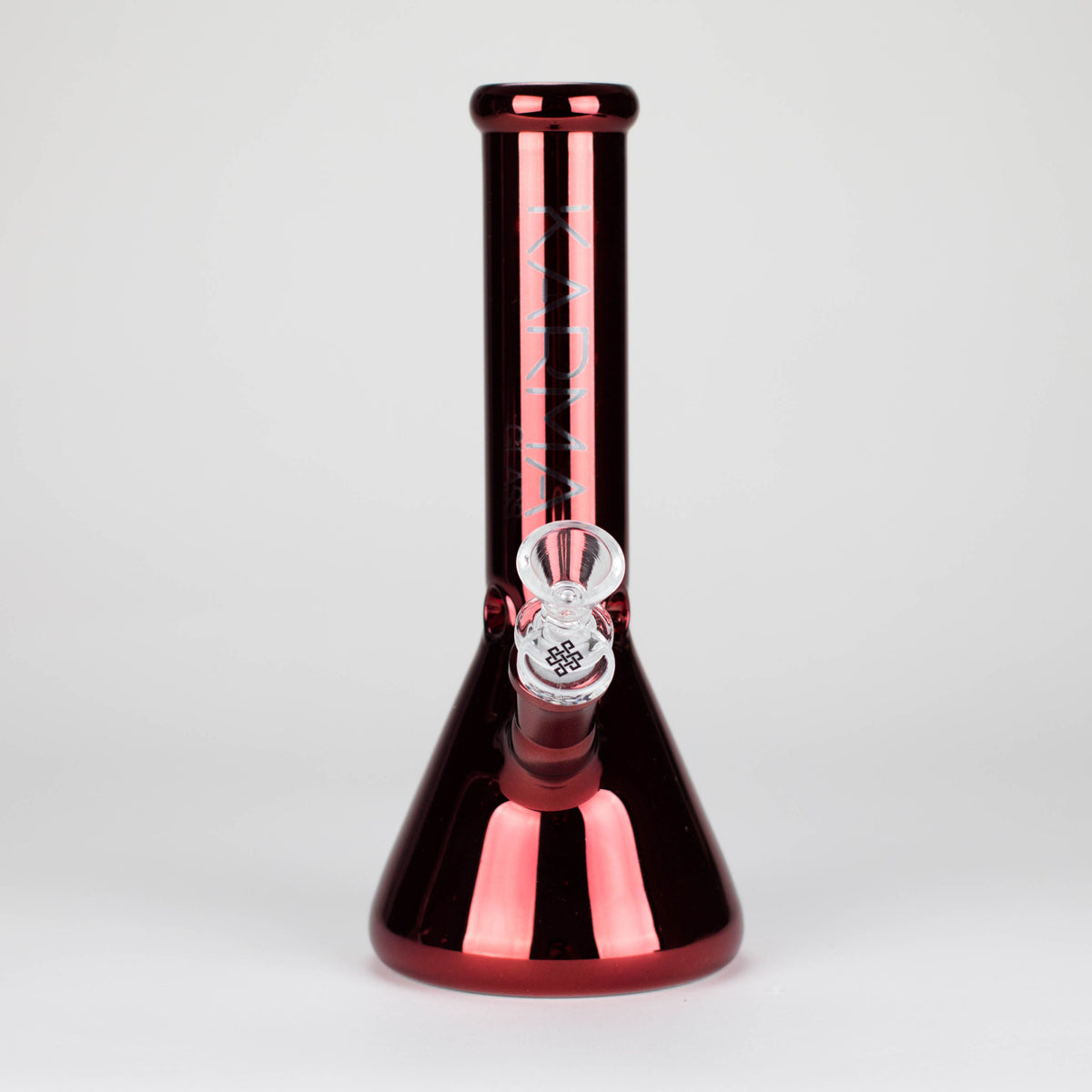 Karma | Glass Bong 9" Beaker Metallic