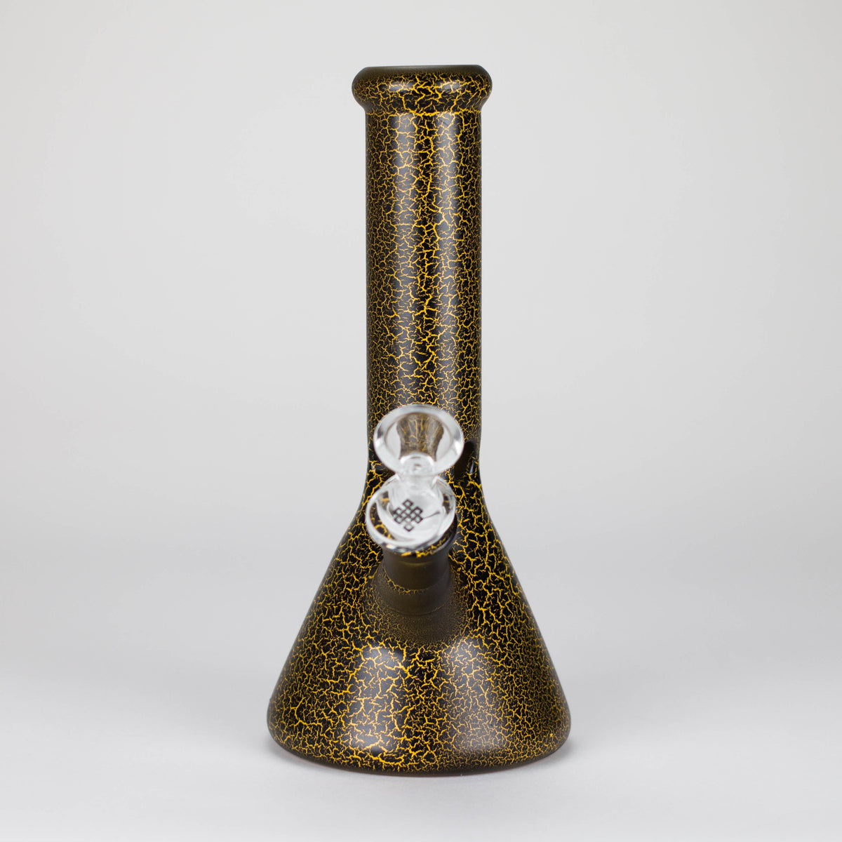 Karma | 9" Beaker Lightning Plated Glass Bong