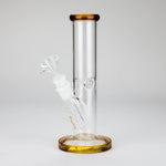 8" Glass Straight Bong [PIP508]