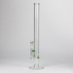 Shine Glassworks | 22 inch 38mm Straight Tube with opal accents [ST 2201] -Made in Canada