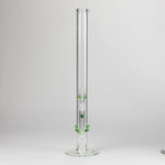 Shine Glassworks | 22 inch 38mm Straight Tube with opal accents [ST 2201] -Made in Canada
