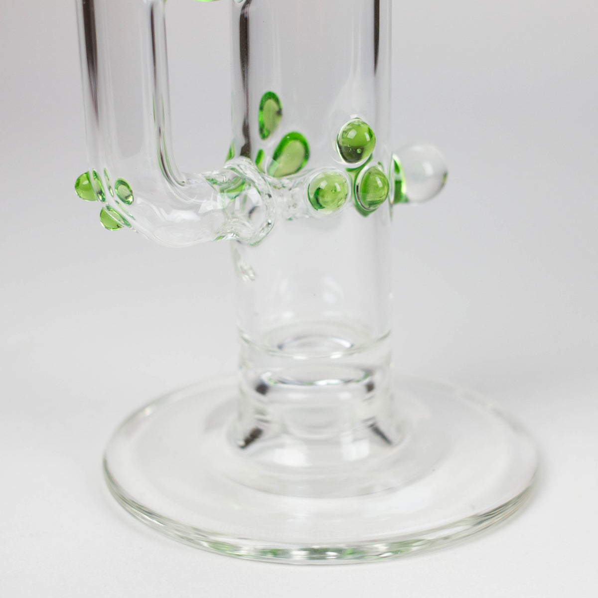 Shine Glassworks | 22 inch 38mm Straight Tube with opal accents [ST 2201] -Made in Canada