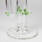 Shine Glassworks | 22 inch 38mm Straight Tube with opal accents [ST 2201] -Made in Canada