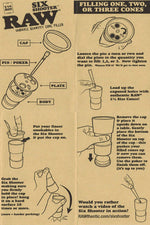 Raw six shooter for Lean size cones