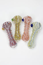 4.5" soft glass 8560 hand pipe - 127