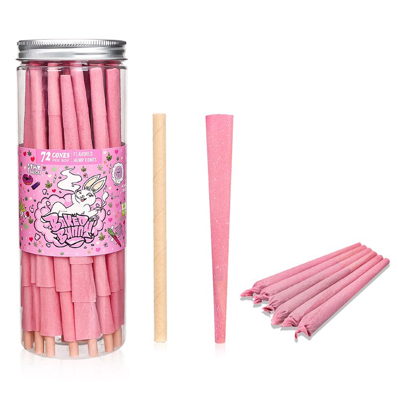 Baked Bunny Hemp Wrap King size Pre Rolled Cones [ARTP8111-72-BB]