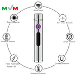Portable Electronic Lighter USB Arc pipe Lighter with LED Button and Battery Indicator [MLT233]