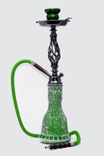 20" 1 hose Twisted wrought metal Hookah [AK2267]