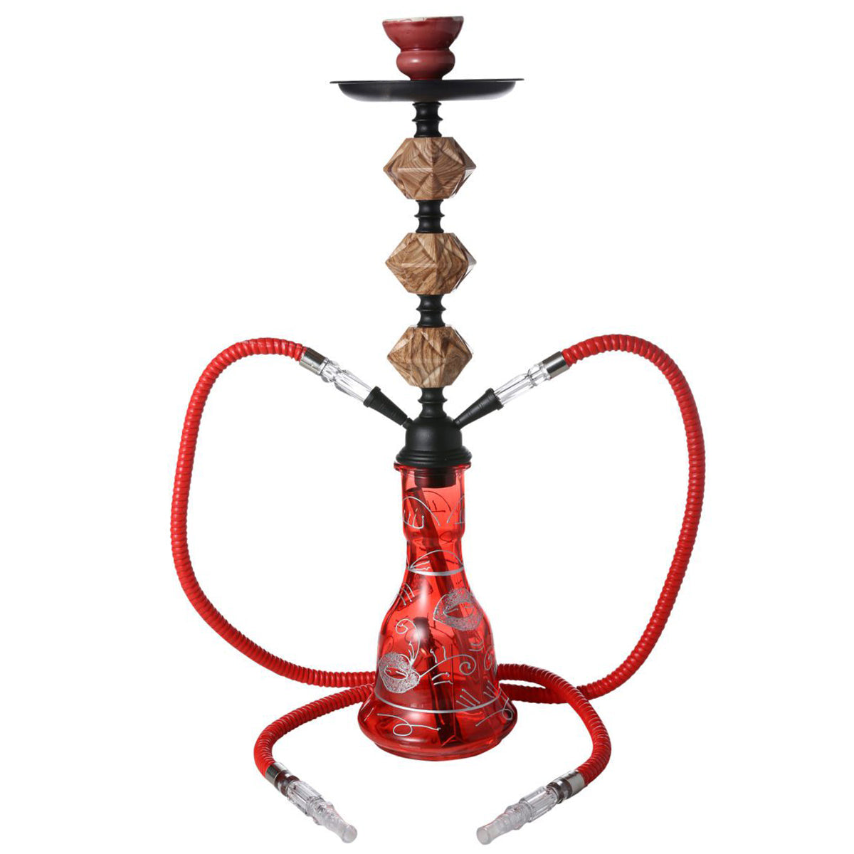19" 2 hoses baluster Hookah [MD2200]